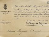 an old document with a picture of a military officer on it
