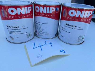 Ensemble comprenant des peintures ONIP Microsoie POY, pour u…