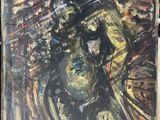 une image représentant un tableau où l'on voit une femme tenant une épée