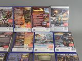 a lot of video games on display on the table