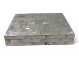 rectangular mother of pearl box with lid