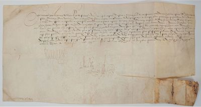 une feuille de papier sur laquelle on peut écrire, posée sur une table