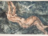 l'image d'un tableau représentant une femme nue allongée sur un lit
