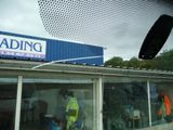 a picture of a building that has a sign on it