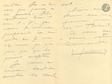 une vieille lettre manuscrite écrite par un homme assis devant une fenêtre