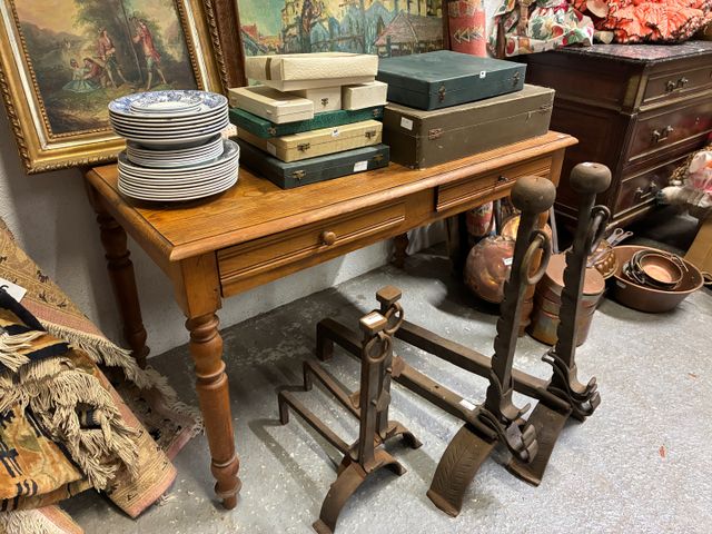 Table bureau rustique