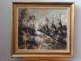 a picture of a painting hanging on a wall