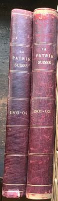 La Patrie Suisse 2 volumes regroupant les années 1901-1902-1…