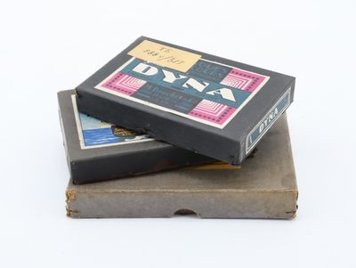 Lot de trois boîtes de plaques photographiques - En l'état