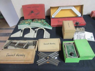 Lot D'Accessoires Trains Hornby: Rails Echangeurs, Croi…