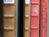 many books that are on a shelf in a library