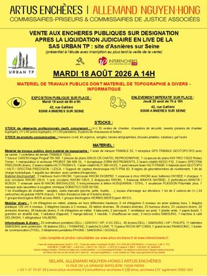 une affiche annonçant l'événement « Artis Enquêtes »
