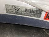 a close up of a label on the back of a machine