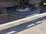 a close up of a tire on a truck