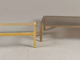 pair of mid century modern glass and brass coffee tables, mid century modern glass coffee table, mid century modern glass coffee table, mid century modern glass coffee table