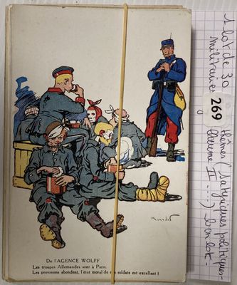 un livre sur la couverture duquel figure la photo d'un groupe de soldats