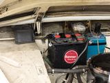 a car that has a bunch of batteries in it