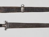three different types of knives are displayed on a white surface