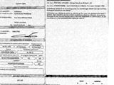 a black and white photo of a document with a barcode on it
