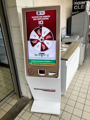 a picture of a vending machine in a store