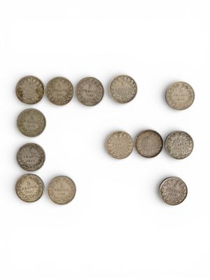 FRANCE. 13 Pièces de 5 francs argent "Louis Philippe", W (Li… - Photo 1