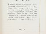 an old book with a black and white title on it