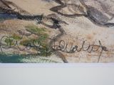 a picture of a picture of a painting with writing on it