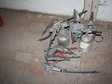 a lot of tools sitting on the floor in the room