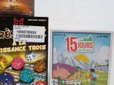 a lot of different games on the table together