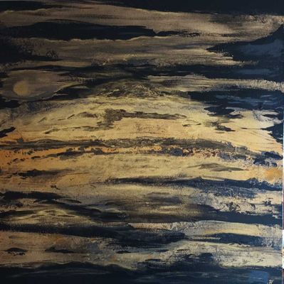 N. HILAIRE, « Variation paysage » III, Technique mixte, 80 x…