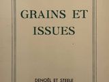 la couverture d'un livre sur laquelle figure une illustration illustrant les enjeux liés aux céréales