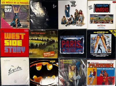 BO de Films. Lot de 40 disques vinyles 33T dont : Batman (Pr… - Photo 1