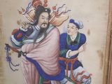a picture of a painting of a man and a woman