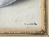 an image of a painting of a bird flying in the sky
