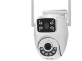 une caméra blanche équipée d'une connexion Wi-Fi