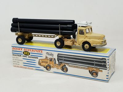 DINKY FRANCE réf 893 camion Unic semi-remorque saharien port…