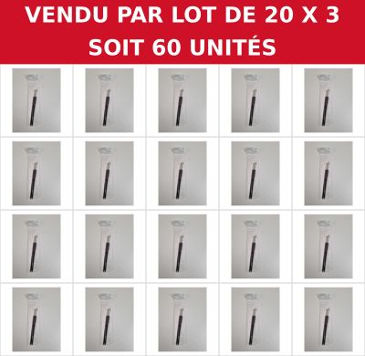 plusieurs photos d'un lot de brosses à dents noires et blanches