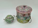 chinese porcelain teapot and teapot with lid