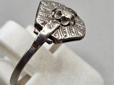 an image of a silver ring with an elephant ' s head on it