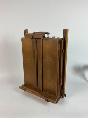 LEFRANC Beau chevalet de campagne à papillons