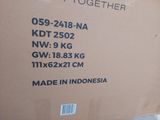 a cardboard box with a picture of a motorcycle on it