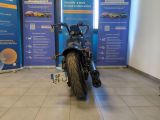 a motorcycle that is parked in a showroom