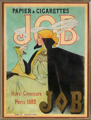 painting of a woman with a cigarette in her hand and a cigarette in her hand