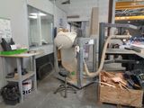 an image of a room with a lot of work equipment in it