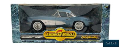an image of a blue and white toy car in a box