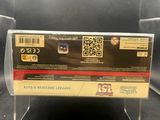 a close up of a box with a qr code on it