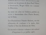 a picture of a poem written in french on a book