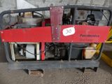 a picture of a portable air compressor on a pallet