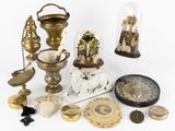 a lot of items that are sitting on a white surface