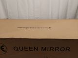a box that has a queen mirror on it